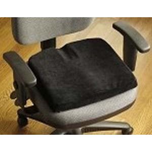 ALEX ORTHOPEDIC Orthopedic Cushion - Corrects Pelvic Angle While Sitting - Coccyx Seat, Black