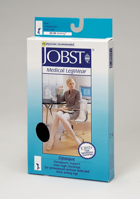 BSN Medical Jobst Opaque Open Toe Knee Highs 20 - 30 Mmhg - Natural - Medium