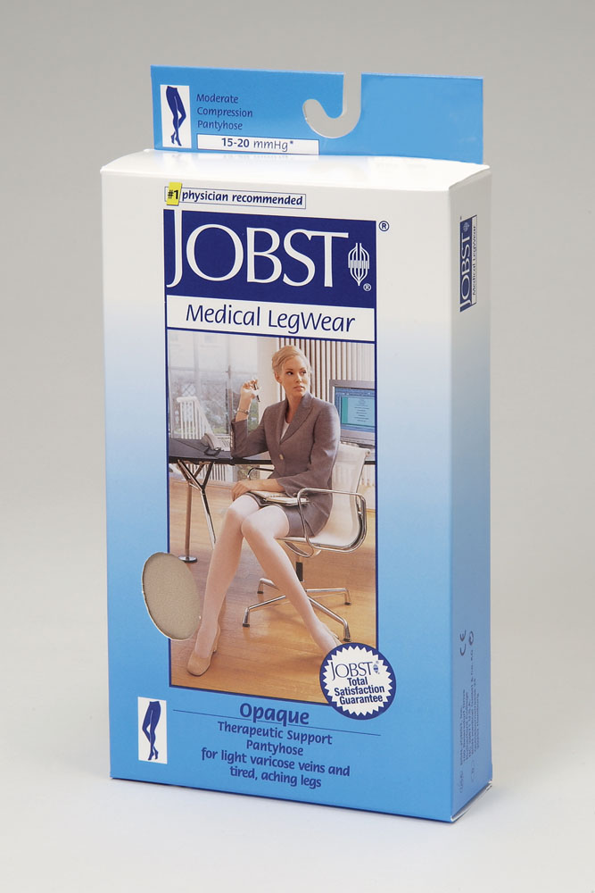 BSN Medical Jobst Opaque Pantyhose 15 - 20 Mmhg Moderate Support - Silky Beige - Medium