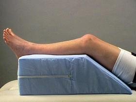 Therapy Best Buys Leg Elevator Blue - 6" High - 20x26 Leg Wedge Bed Leg Cushion