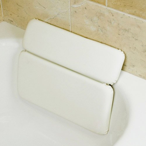 Better Housewares Luxury Comfort LARGE white vinyl & FOAM relaxing NECK spa BATH Pillow hot TUB New