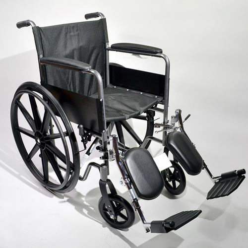 ALEX ORTHOPEDIC 16" Wheelchair Fixed Arm/Elevated Leg Rest