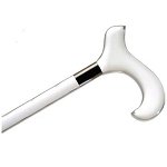 ALEX ORTHOPEDIC Clear Lucite Cane With Derby Handle - Clear