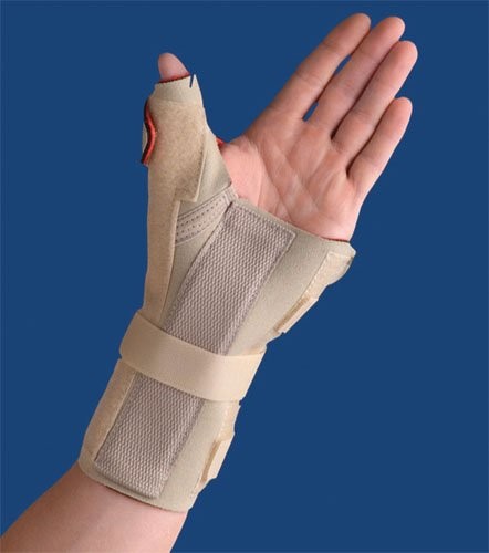 Zenith Medical Supplies Carpal Tunnel Brace w/Thumb Spica  Right  Beige  XX-Large