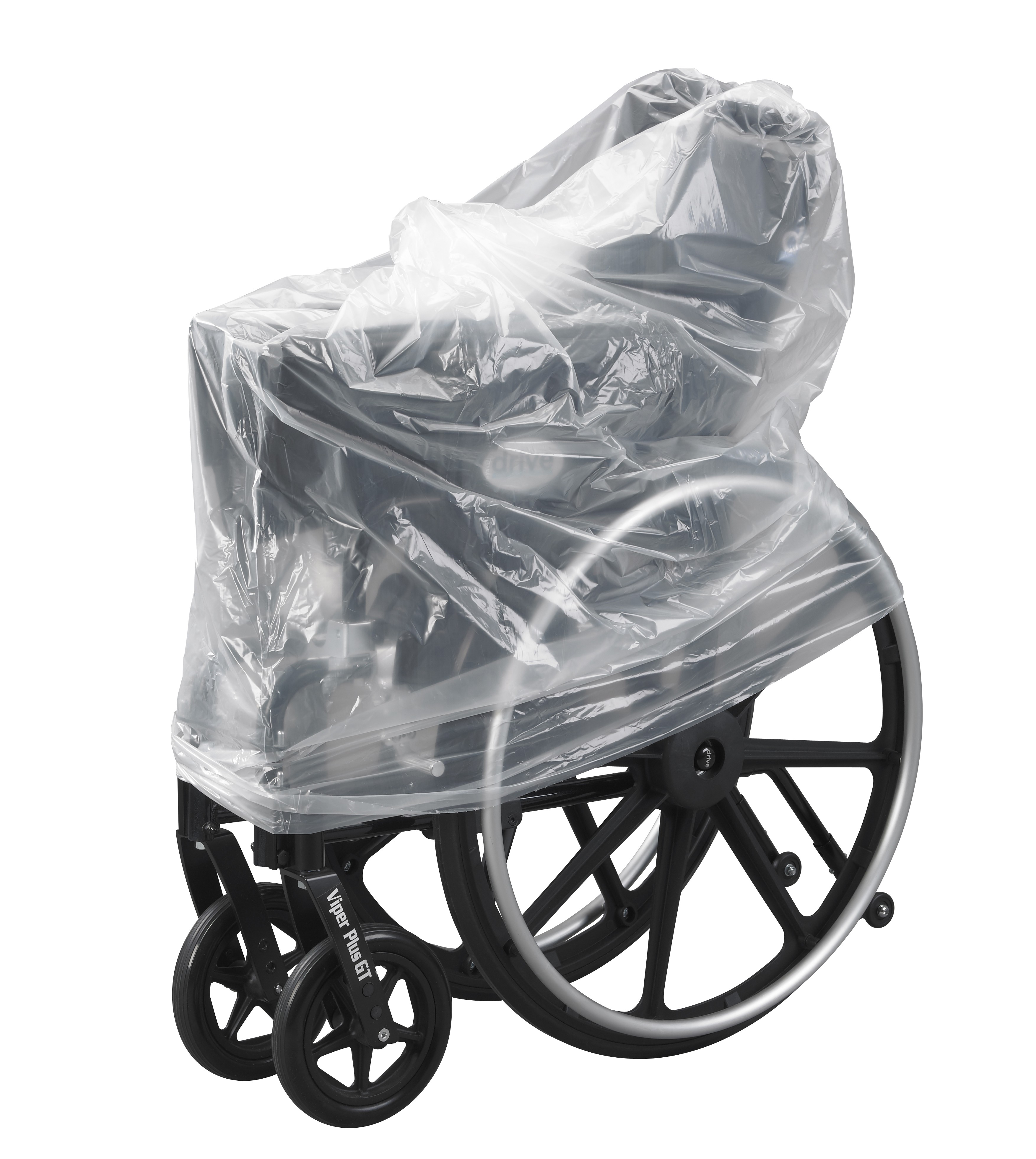 MASON MEDICAL Clear Plastic Wheelchair Storage Transport Cover Bag