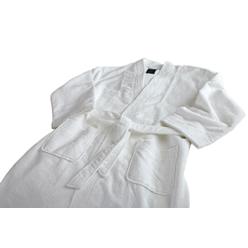 Kanata Blanket Co. Microfiber Robe  White- XXL   bath robes