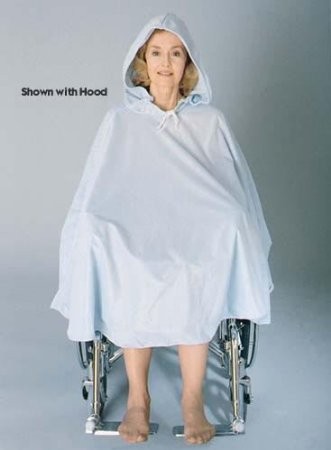 Complete Medical Wheelchair Shower Poncho w/o Hood