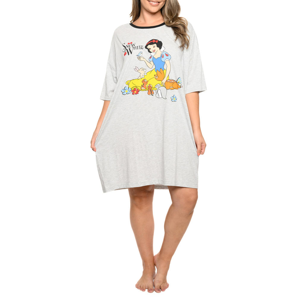 Disney Womens Disney Snow White Sleepshirt Nightgown One Size