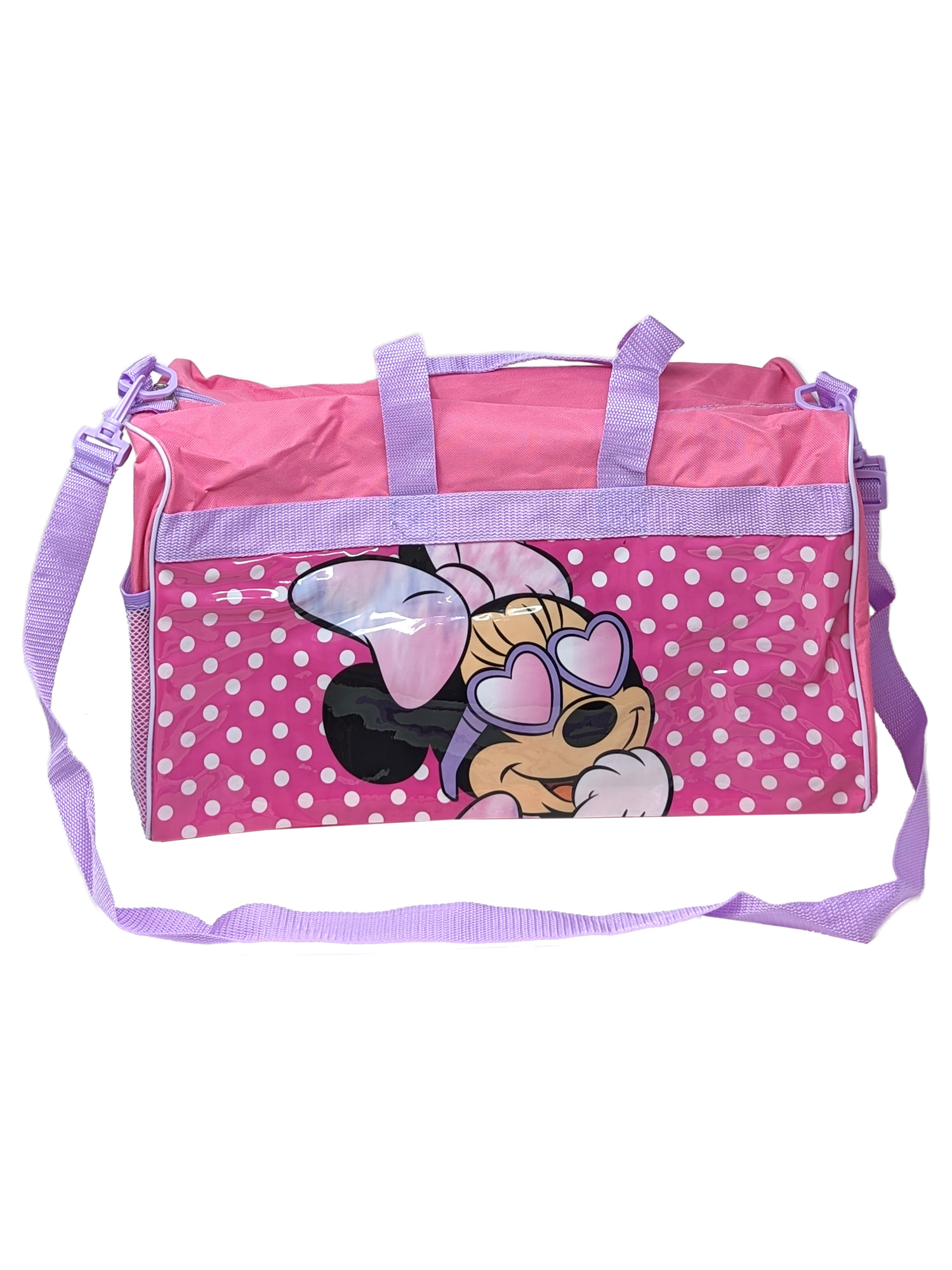 Disney Girls Disney Minnie Mouse Duffel Bag Carry-On Overnight Polka Dots