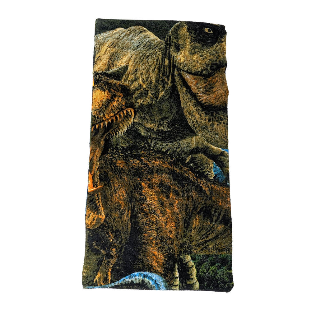 Jurassic Park Jurassic World Dominion Beach Towel 54" x 27" Pool Bath T-Rex Velociraptor