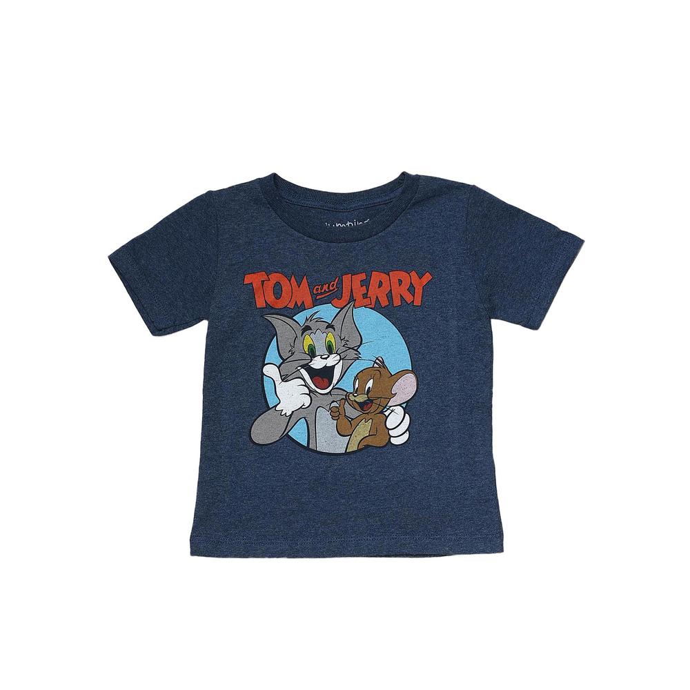 Toddler Boys Tom And Jerry T Shirt Thumbs Up Blue 2t
