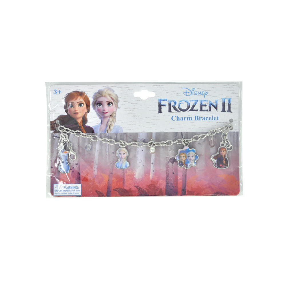 Disney Frozen II Charm Bracelet & Raised 3D Sticker Sheet (24-CT) 2-Piece Set