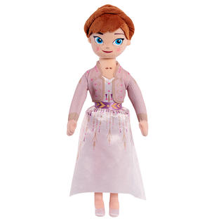 Disney Frozen Ii Anna 10 Plush Doll Elsa Anna Faux Hair Set