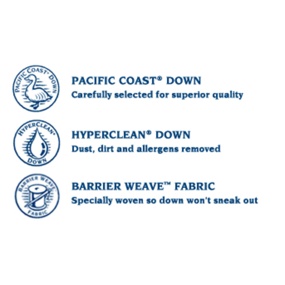 GoLinens Pacific Coast Light Warmth All-Season Luxury Design Down Comforter - 300 Thread Count Cotton [10 Years Warranty]