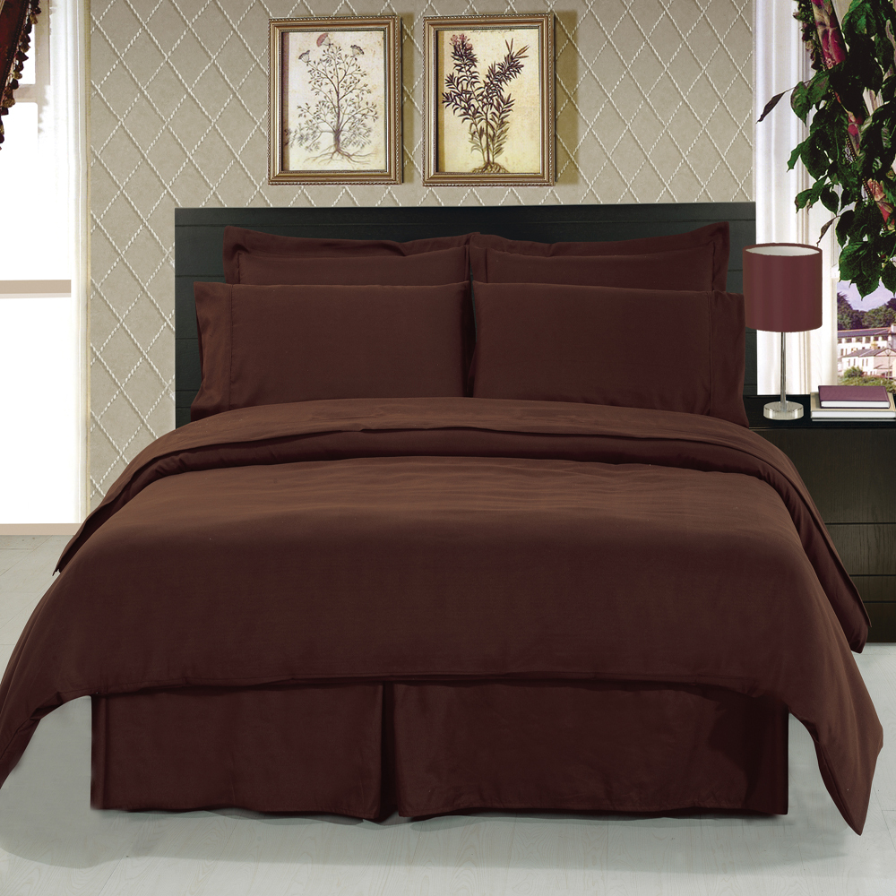 chocolate brown and green comforter sets