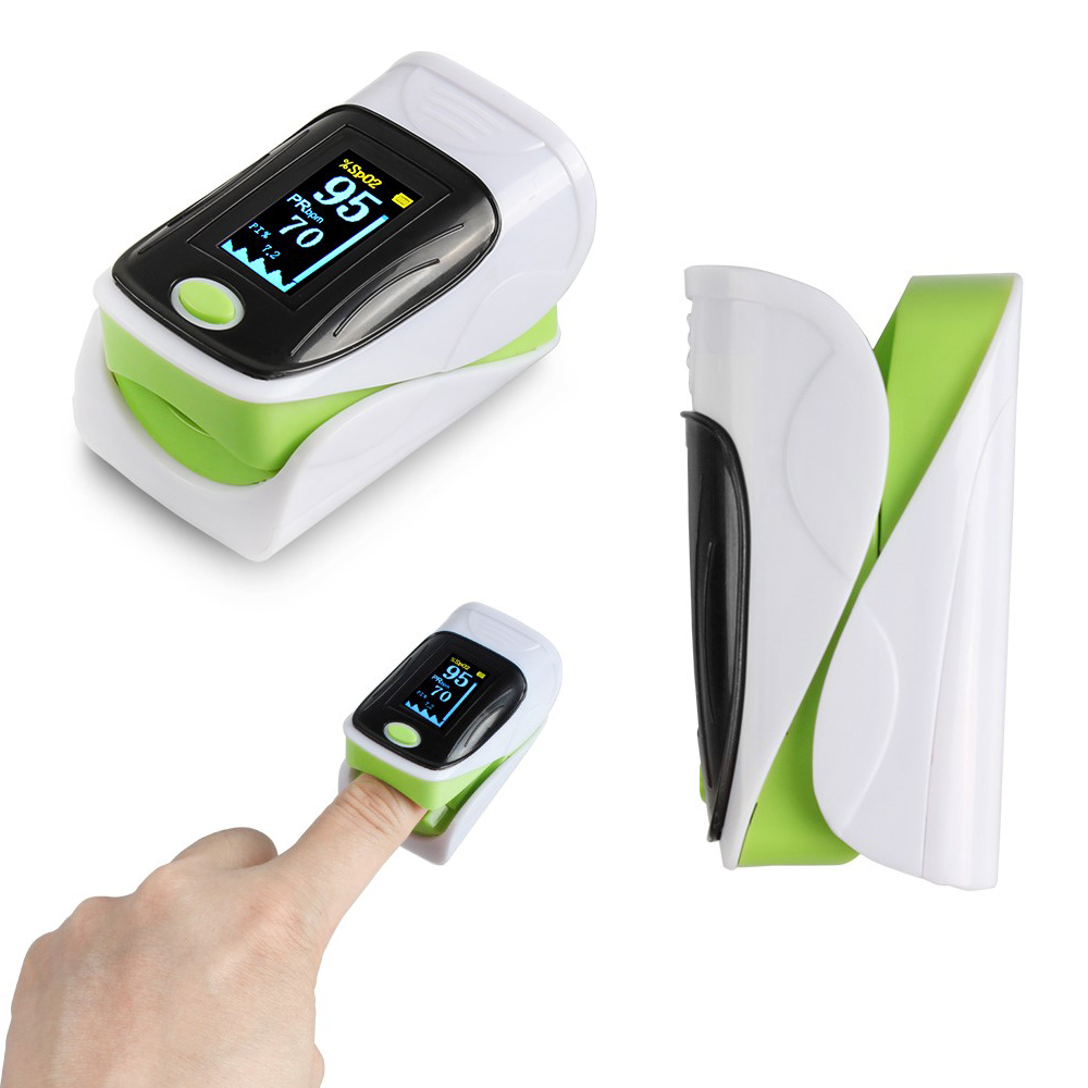 Finger Pulse Oximeter Mode D emploi En Francais Pocket Sized Fingertip Pulse Oximeter Monitor (SPO2 & BPM Readings) by  IndigiÂ® Easy to use Single Button Operation w/ Lanyard