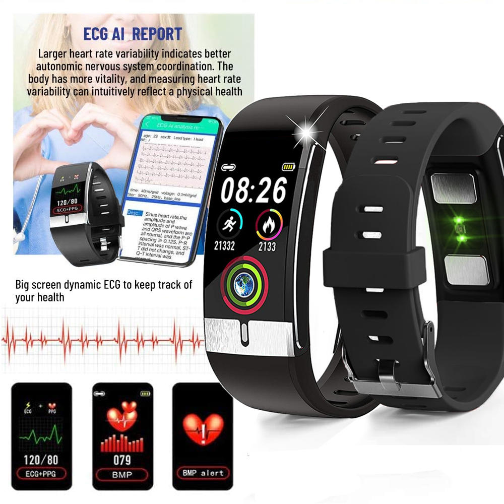 Indigi E66s Smart Fitness 1.08-inch Watch IP68 Waterproof + Text/Call Notify + Pedometer + Blood Oxygen (SPO2)