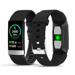 Indigi TS1 Fitness Tracker Watch [Health Sport Activity Tracker: Pedometer + BPM + Blood Pressure] Call/SMS Alerts