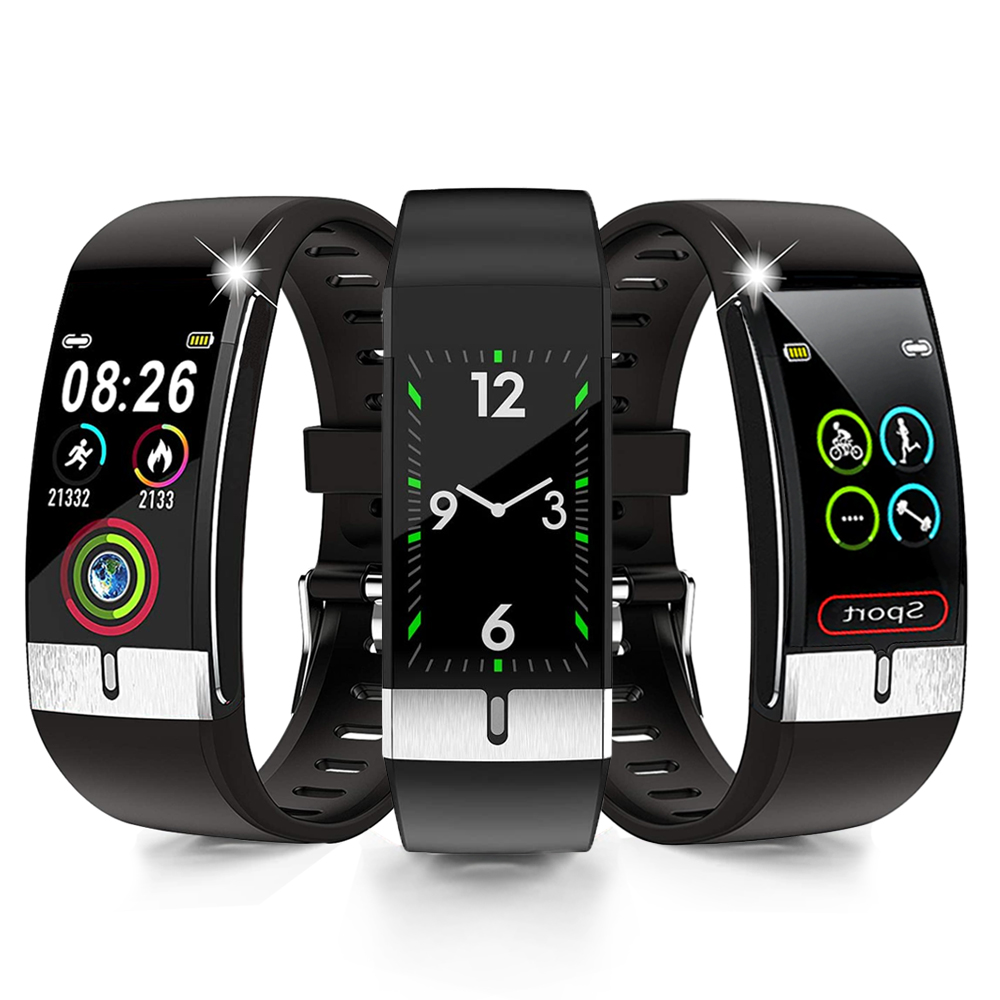 Indigi Fitness Monitoring Wristband & Watch - BPM / Blood Pressure / Temperature Monitoring /  Activity Tracker