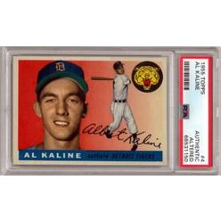 Athlon Sports Al Kaline 1955 Topps Baseball Card #4- PSA Slabbed Authentic Altered (Detroit Tigers)