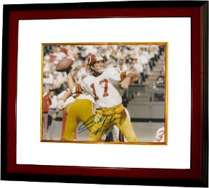 Athlon Sports Billy Kilmer signed Washington Redskins 8x10 Photo Custom Framed