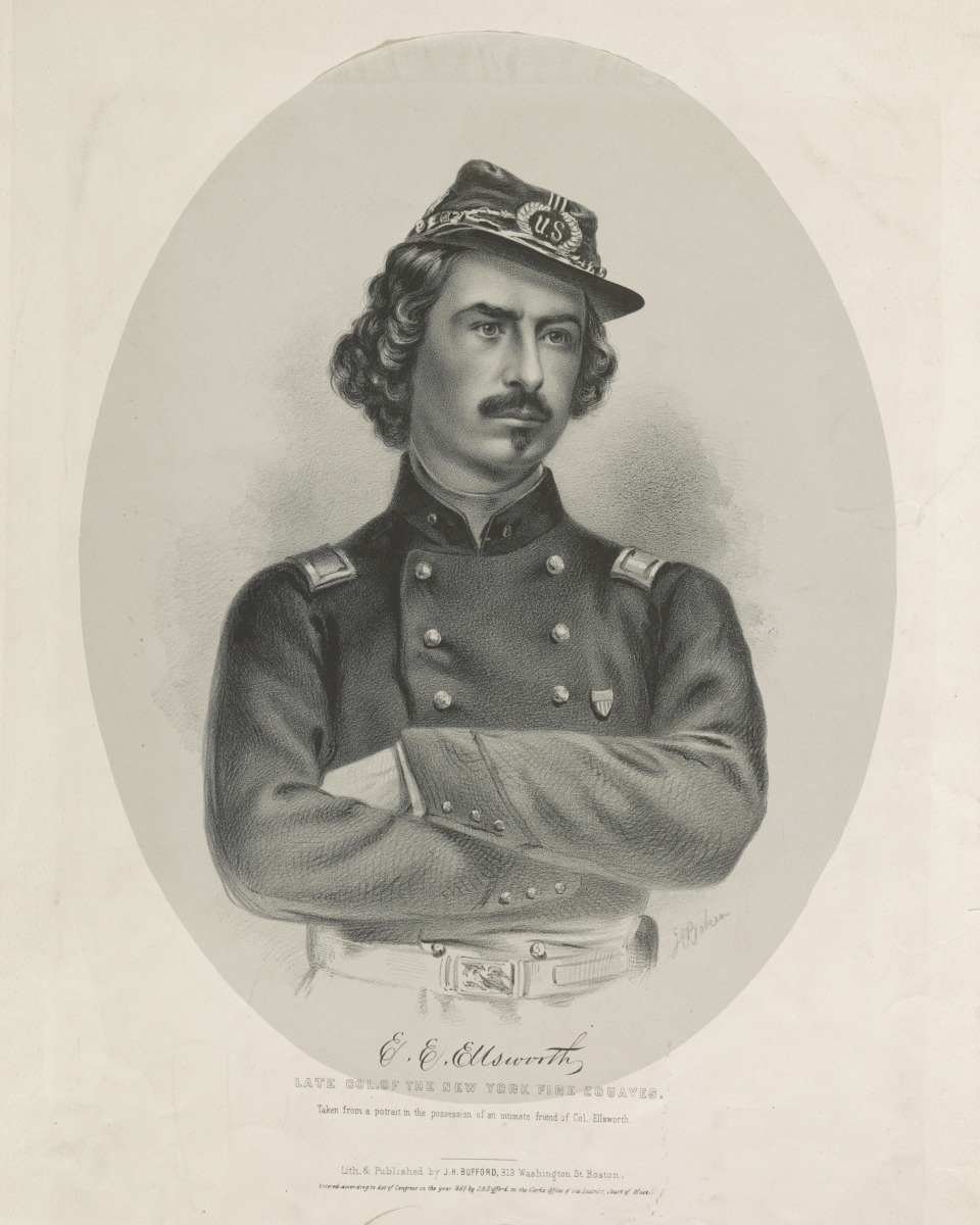 Photo Print 11x14: Colonel E. E. Ellsworth of the New York Fire Zouaves,,... by ClassicPix.com