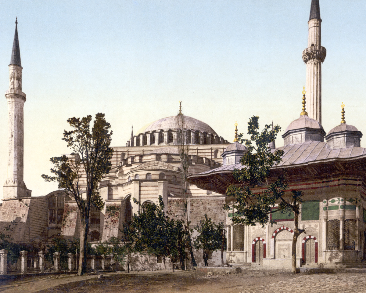 Photo Print 11x14: Mosque Of St. Sophia And Ahmed III Fountain,... by ClassicPix.com