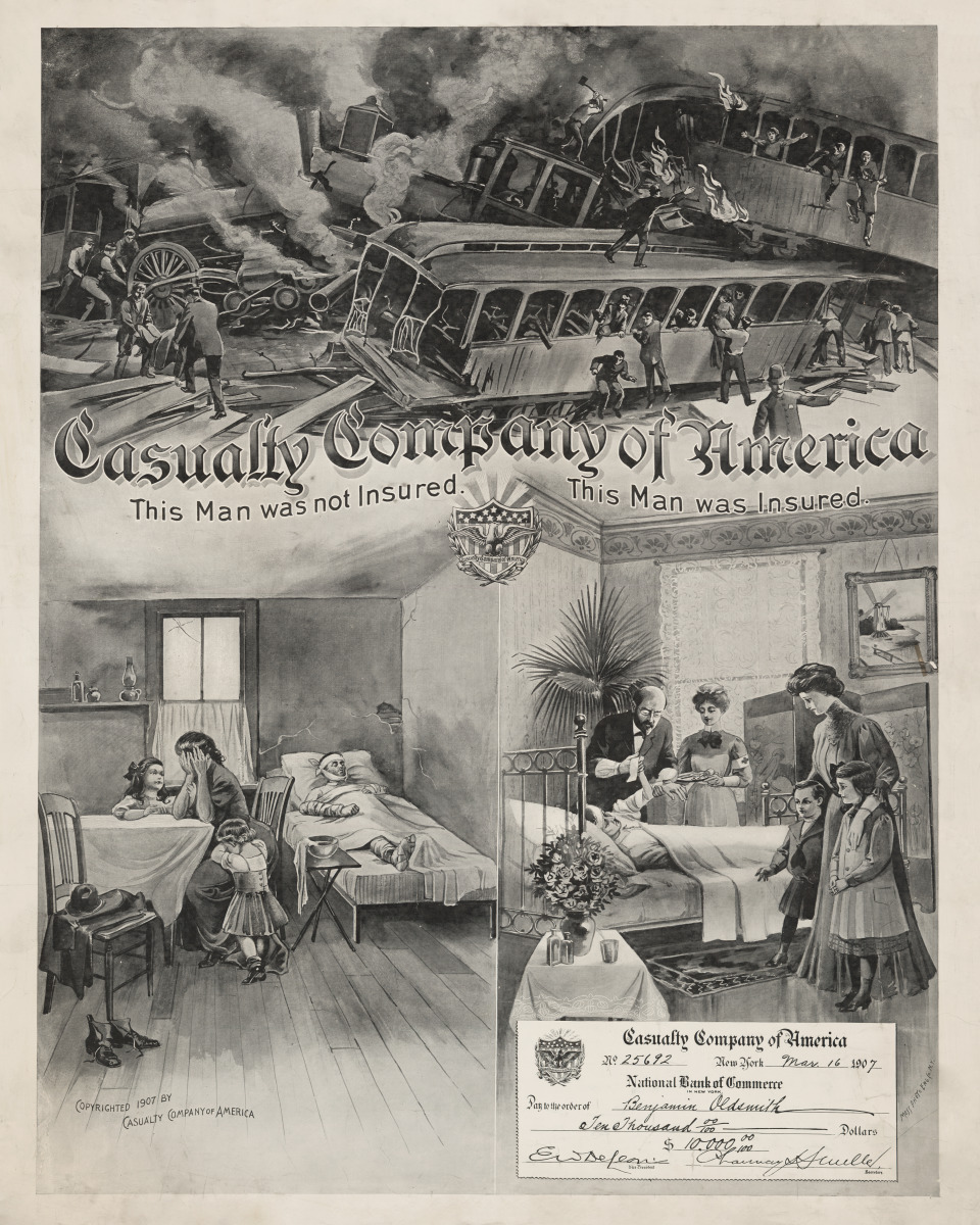 Photo Print 20x24: Casualty Company Of America, 1907 by ClassicPix.com