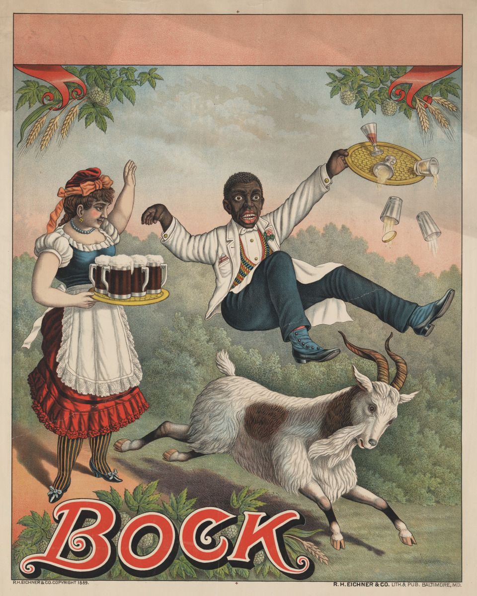 Canvas Print 20x24: Bock Beer Poster, 1889 by ClassicPix.com