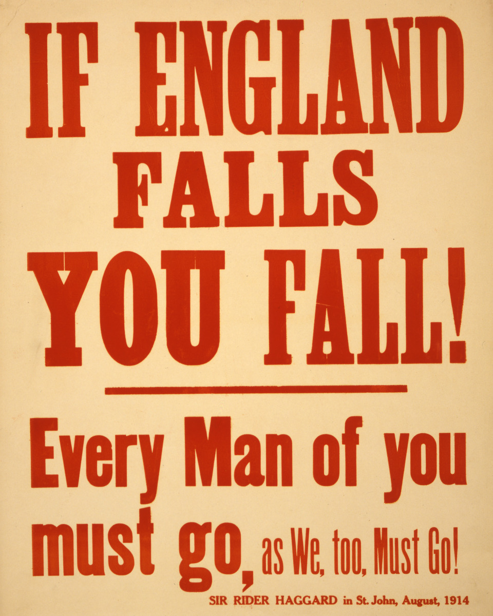 Photo Print 11x14: If England Falls You Fall! Every Man Of You Must Go, As We,... by ClassicPix.com