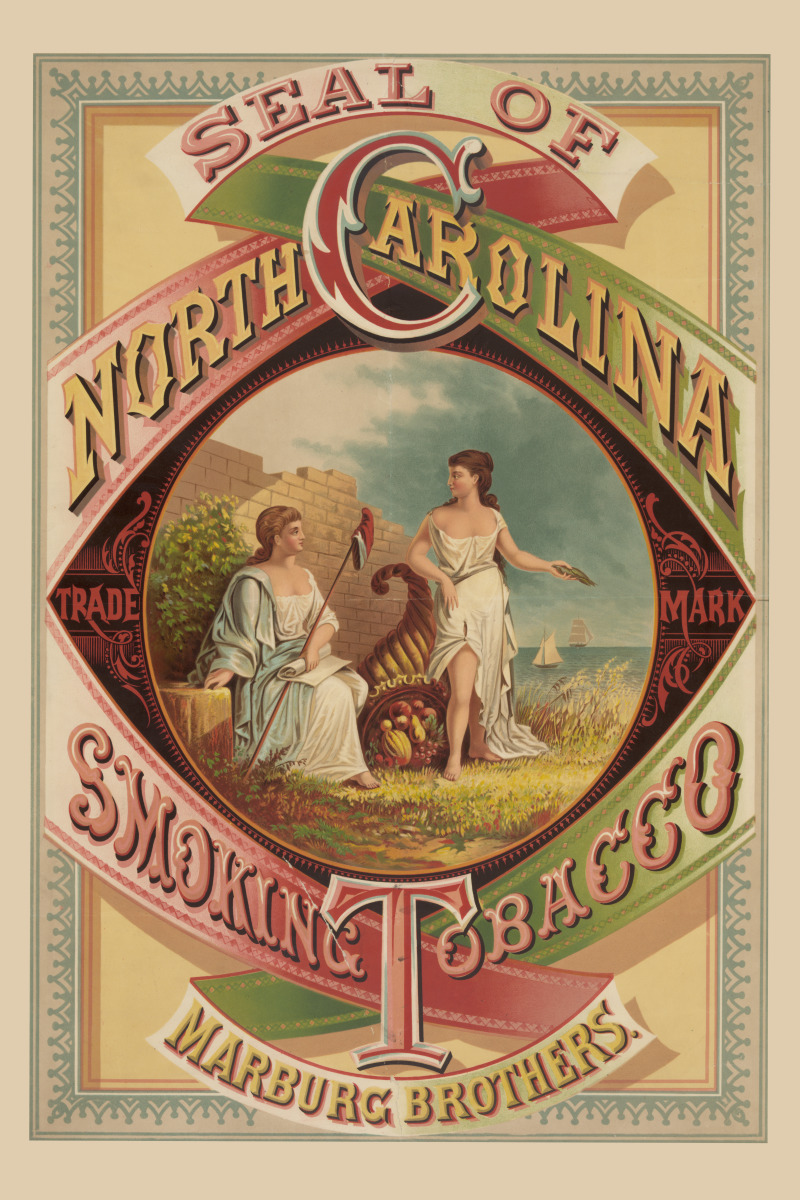 Photo Print 11x17: Seal Of North Carolina Smoking Tobacco, Marburg Brothers,... by ClassicPix.com
