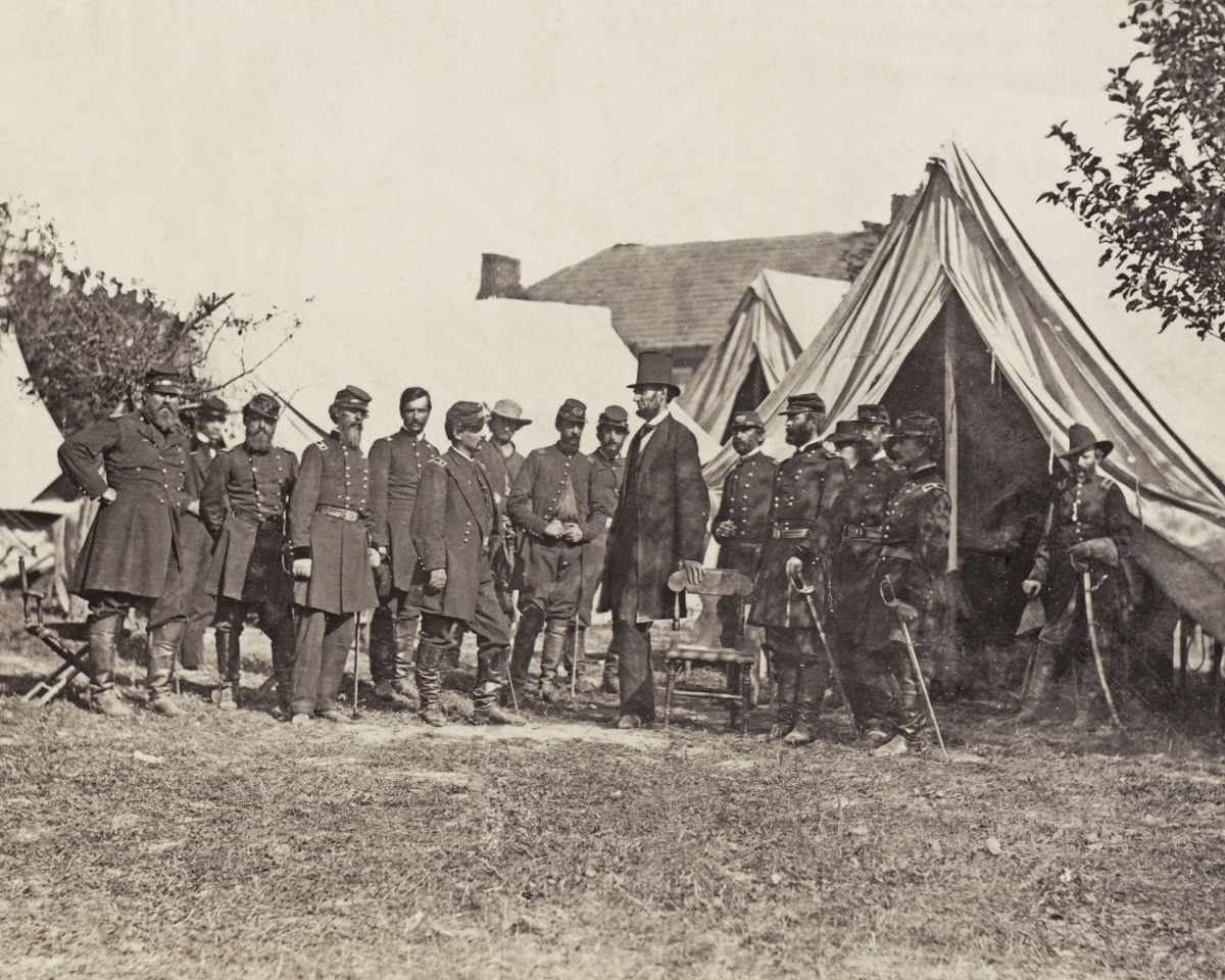 Photo Print 11x14: President Abraham Lincoln On Battlefield Of Antietam,... by ClassicPix.com