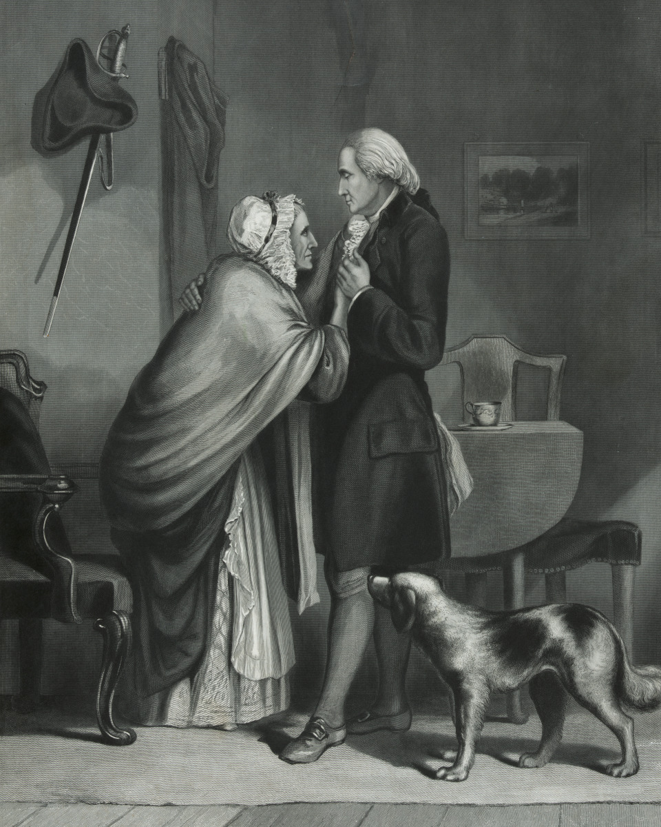 Photo Print 11x14: Washington&#39;s Last Interview With His Mother by ClassicPix.com