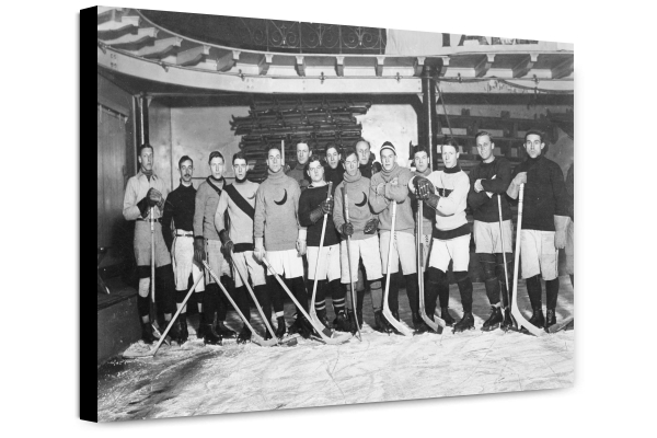 Canvas Print 12x18: Crescent Hockey Team  1911 by ClassicPix.com