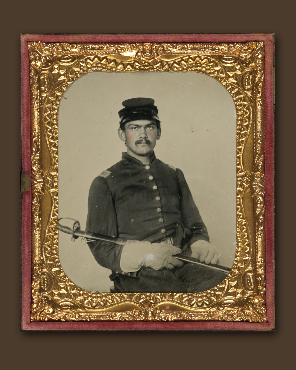 Photo Print 8x10: Civil War Soldier, Union First Lieutenant&#39;s Uniform,... by ClassicPix.com