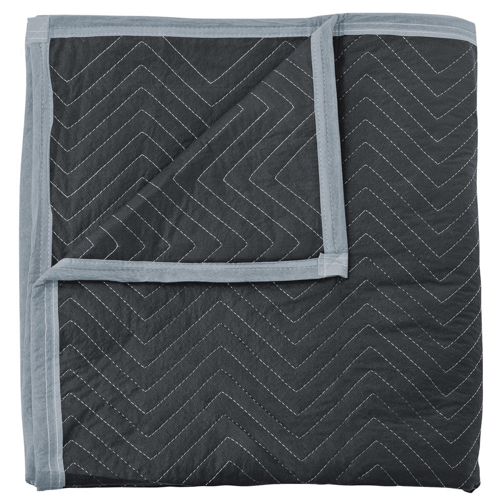 Sure-Max 12 Moving Blanket Furniture Pads - Ultra Thick Pro - 40" x 72" Black