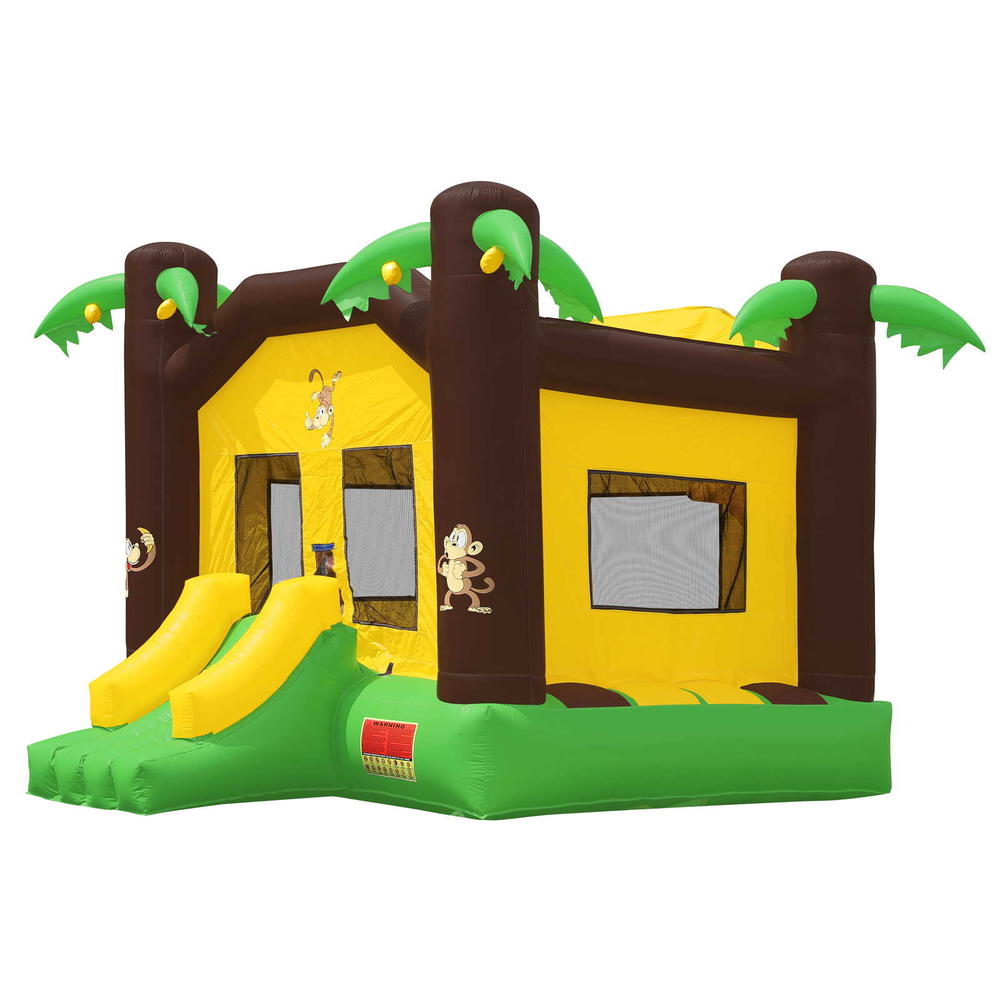 Inflatable HQ Commercial Grade 17x13 Bounce House 100% PVC Inflatable Jungle Jumper w Blower