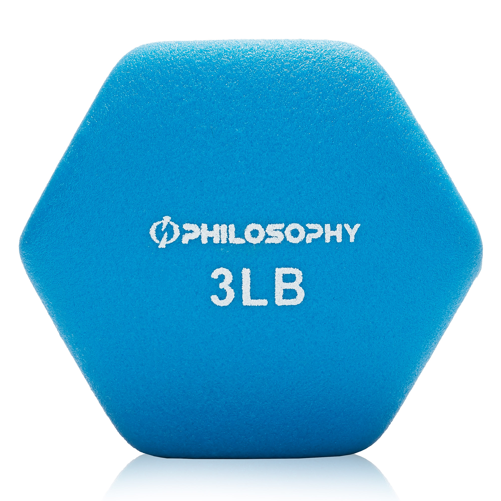 Philosophy Gym Neoprene Hex Dumbbell Hand Weights, Set of 2 - Workout Strength Training