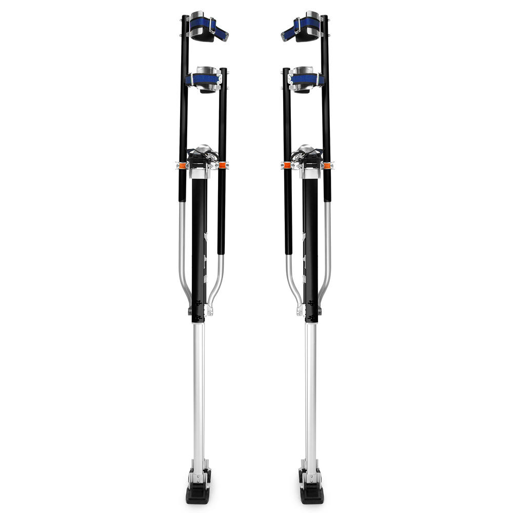 GypTool Drywall Stilts Painters Walking Finishing Tools - Adjustable 48" - 64" Black