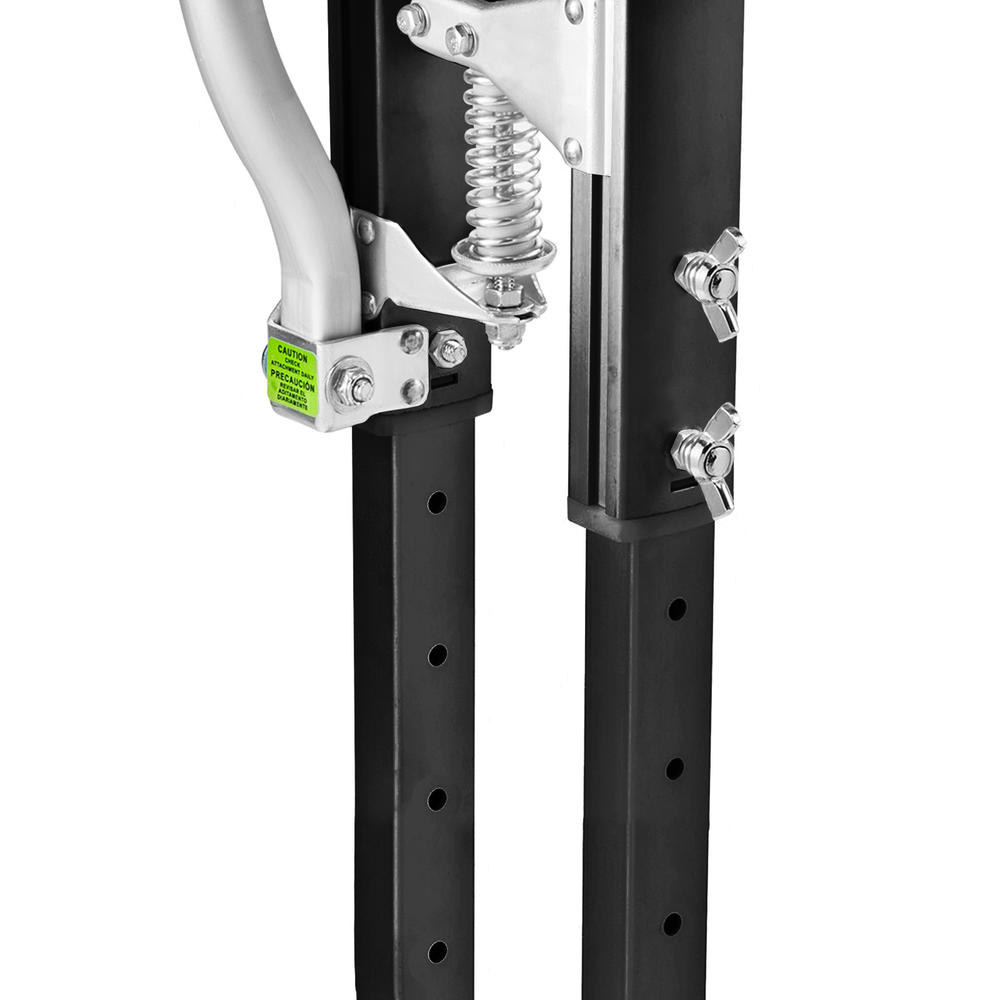 GypTool Drywall Stilts Painters Walking Finishing Tools - Adjustable 36" - 48" Black