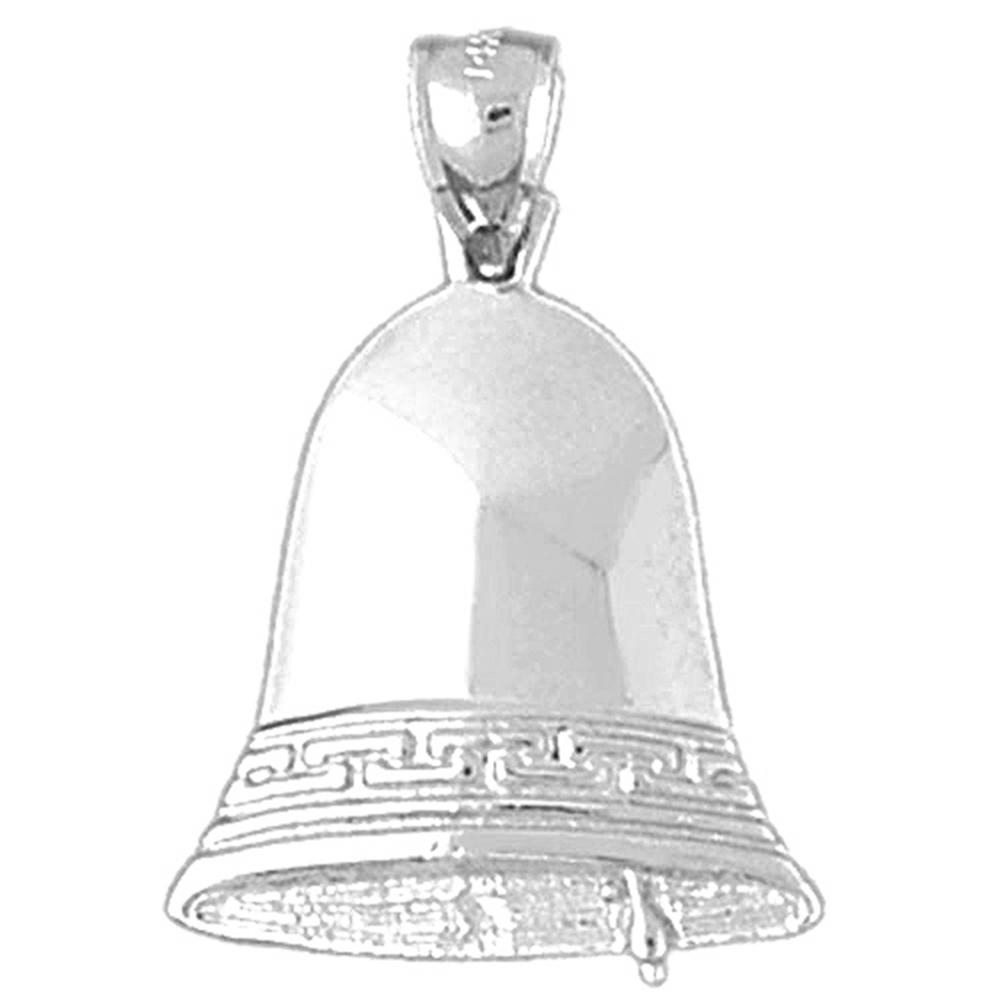 Jewels Obsession Sterling Silver Liberty Bell Pendant - 29 mm