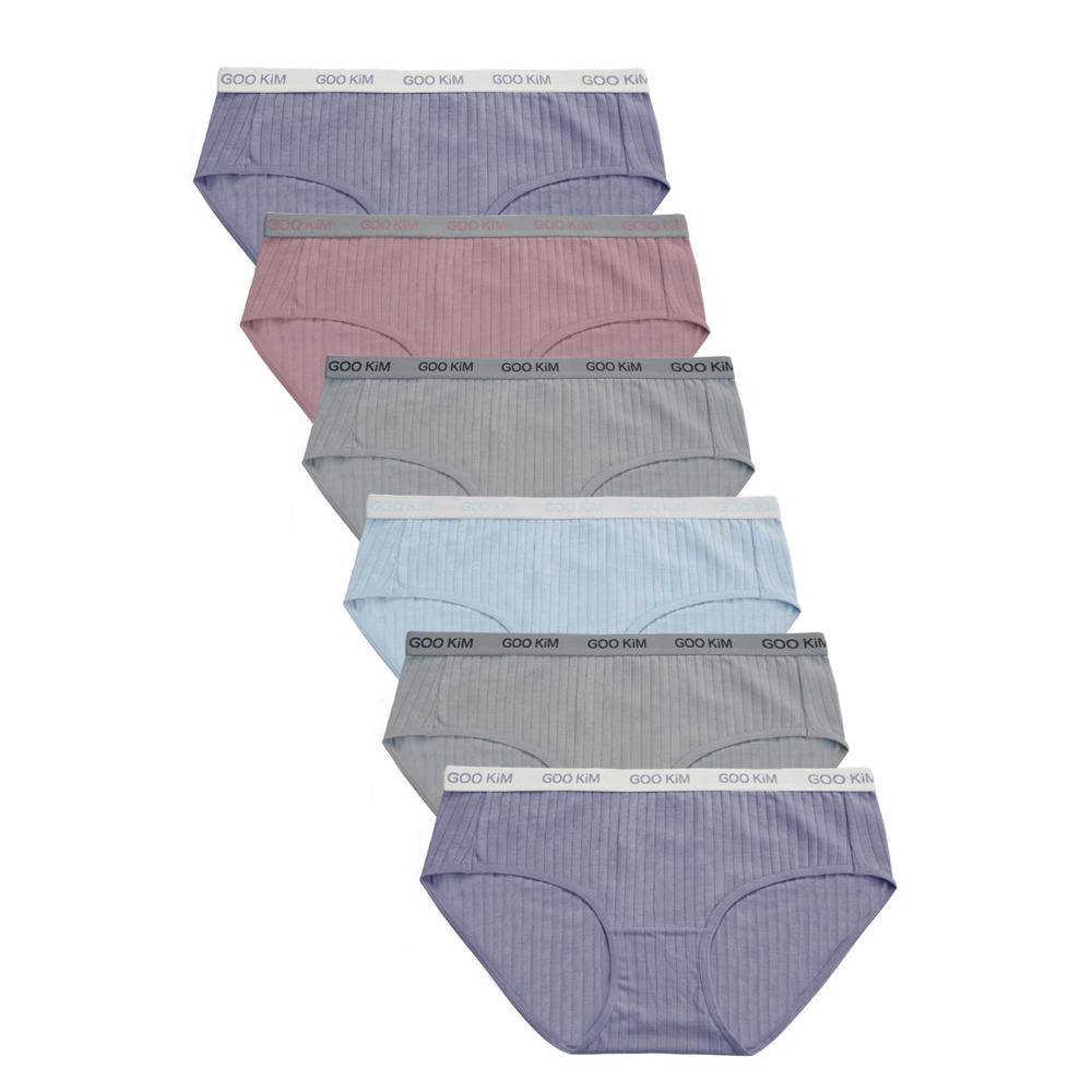 FixtureDisplays 6PK Womens Cotton Hipster Panties Tag-free Underwear Assorted Colors  Size: XXL. Fit for waist size: 33"
  21805-XXL