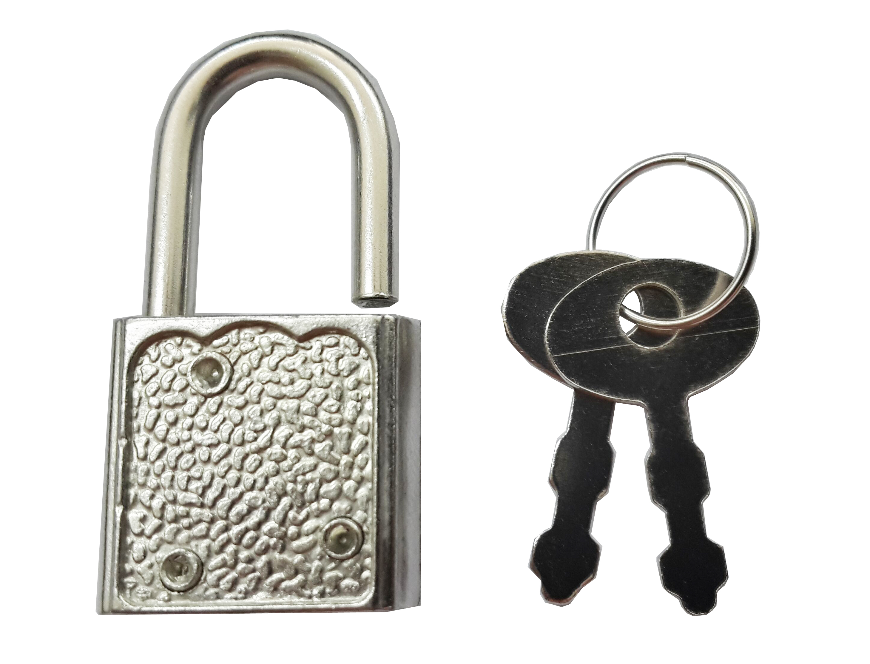 FixtureDisplays Small Metal Padlock Mini Tiny Box Luggage/Suitcase Craft Lock Key 11040Lock
