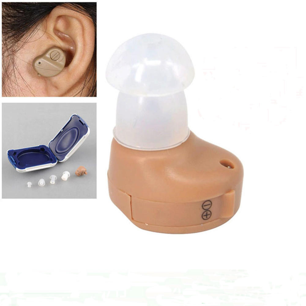 FixtureDisplays 2PC Hearing Aid Personal Sound Amplifier Ear ITC Pair