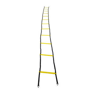 FixtureDisplays 15419 Full Size Agility Ladder And 8 Speed Cones Training  Set With Carrying Bag, Great Agility Training Equipment With Drill Charts