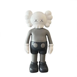 FixtureDisplays 31 X 14 X 59  KAWS Figure Full Size Art Model Collectible Trendy Birthday Gift Toys Home Business Decoration, Grey 15891