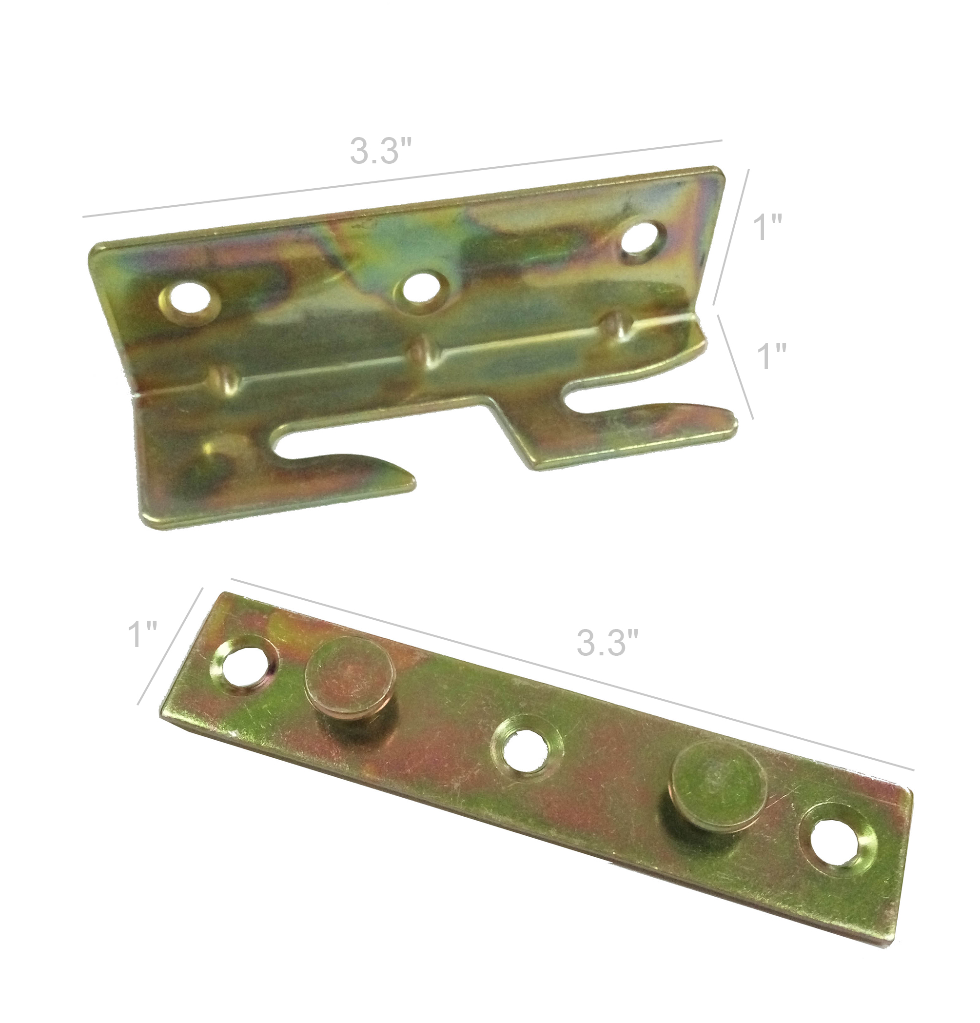 16884 4pk Bed Rail Hardware, Bed Frame Fasteners