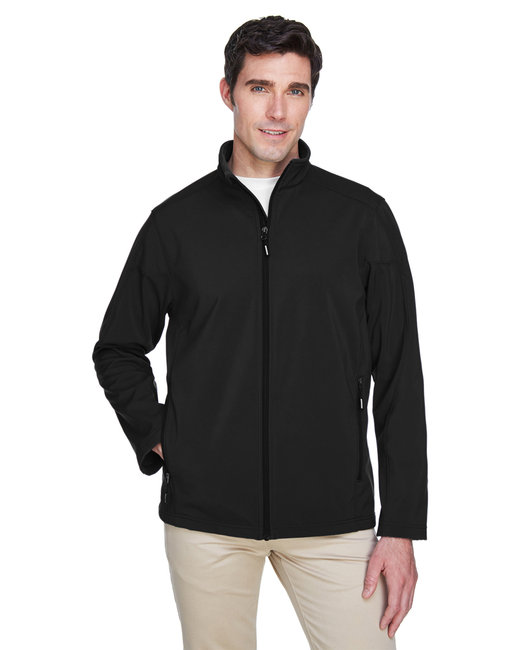 Ash City - Core 365 88184T Mens Big And Tall Long Sleeve Cruise Two Layer Fleece Bonded Shell Jacket