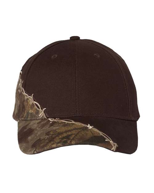 KATI Unisex Licensed Camo Cap with Barbed Wire Embroidery - LC4BW