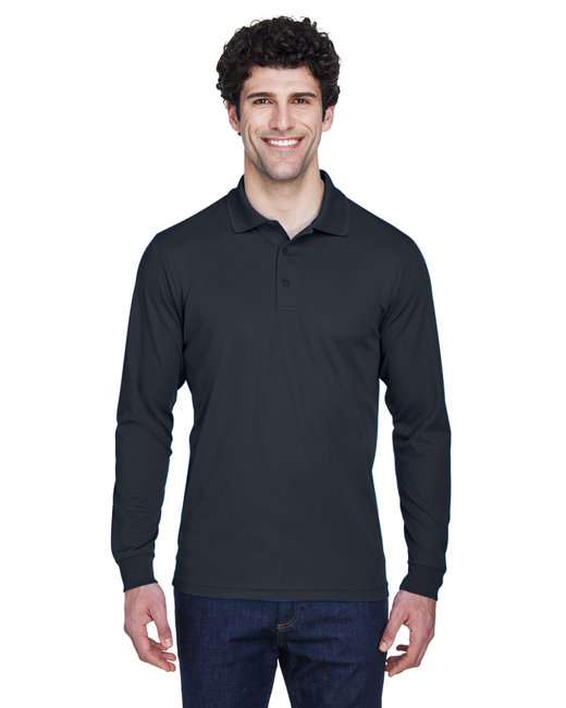 Ash City - Core 365 CORE365 88192T Mens Big And Tall Long Sleeve Pinnacle Performance Pique Polo Shirt